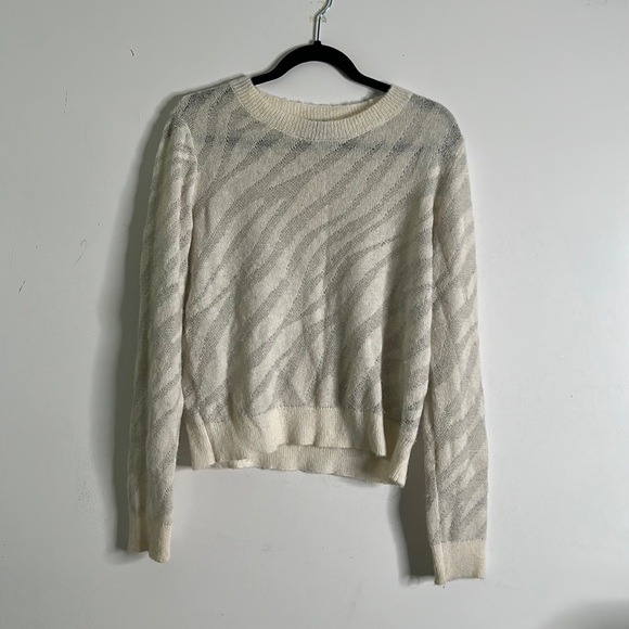 Rag&bone zebra print sweater size medium - Picture 3 of 10